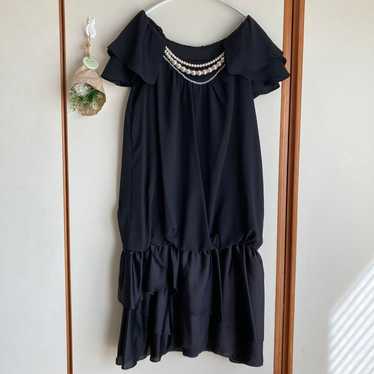 Ladies party dress one-piece black