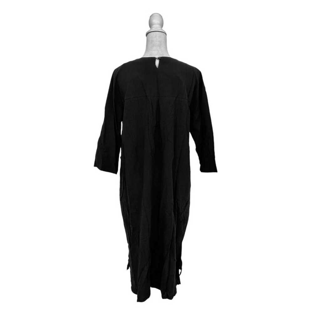 DAYOU Black Long Cut-Sleeve Casual Dress 3L - image 7