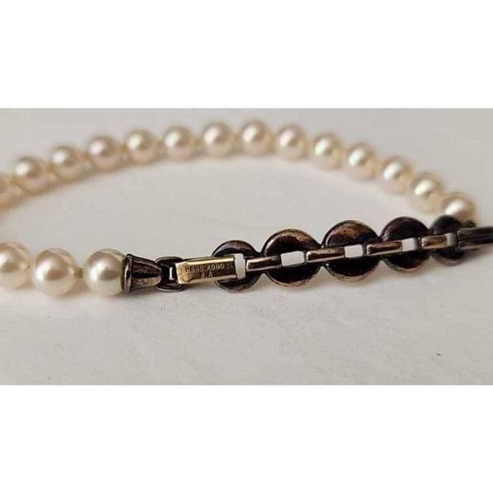 Majorica pearl bracelet - image 7