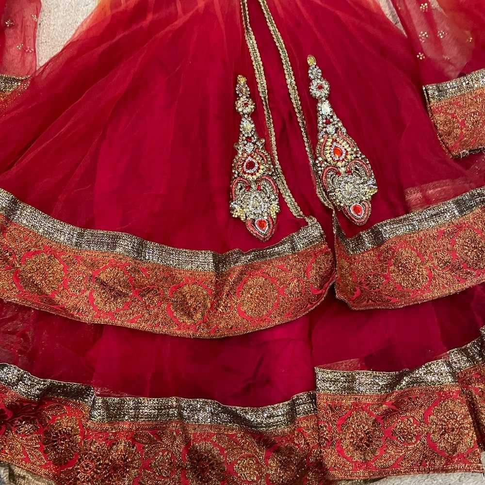 Two tone anarkali indian - image 3