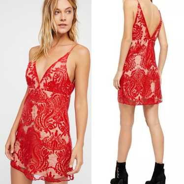 Free People Night Shimmer mini dress size 4 - image 1