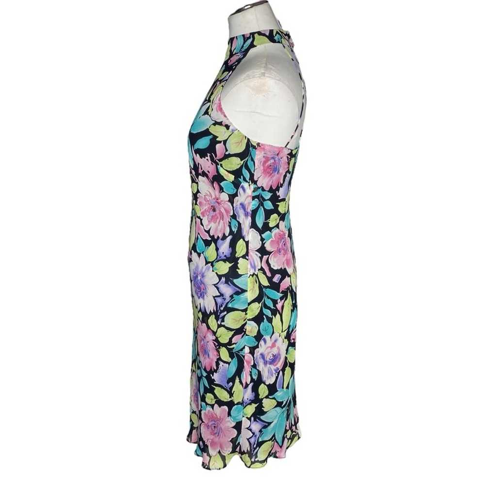 Evan Picone Floral Halter Midi Dress - image 5