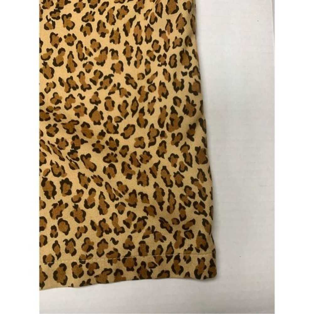 Vintage Cheetah Patterned Dress - image 2