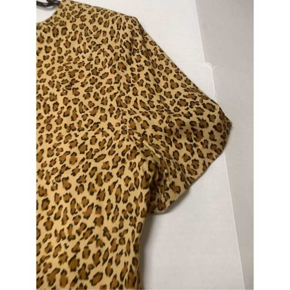 Vintage Cheetah Patterned Dress - image 3