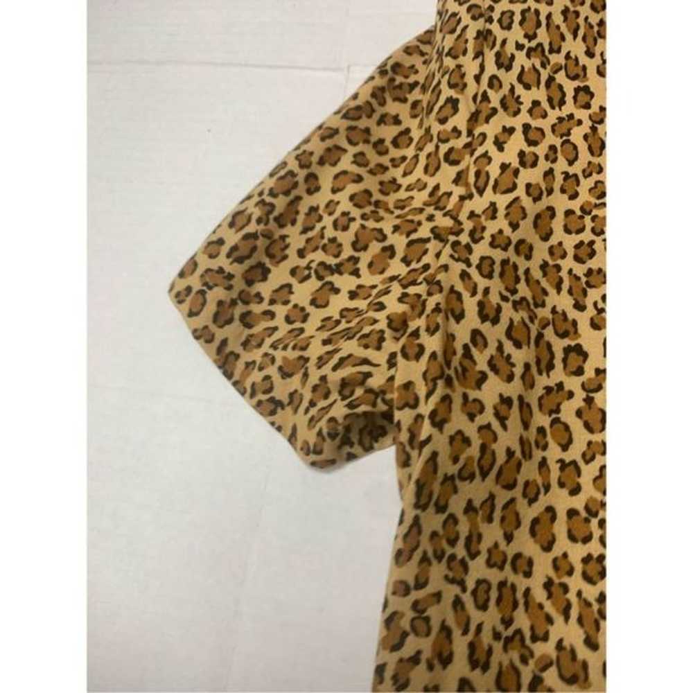 Vintage Cheetah Patterned Dress - image 6