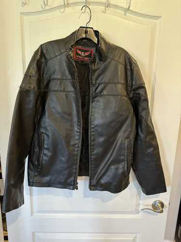 Other Street Legal black Faux Leather Jacket size 