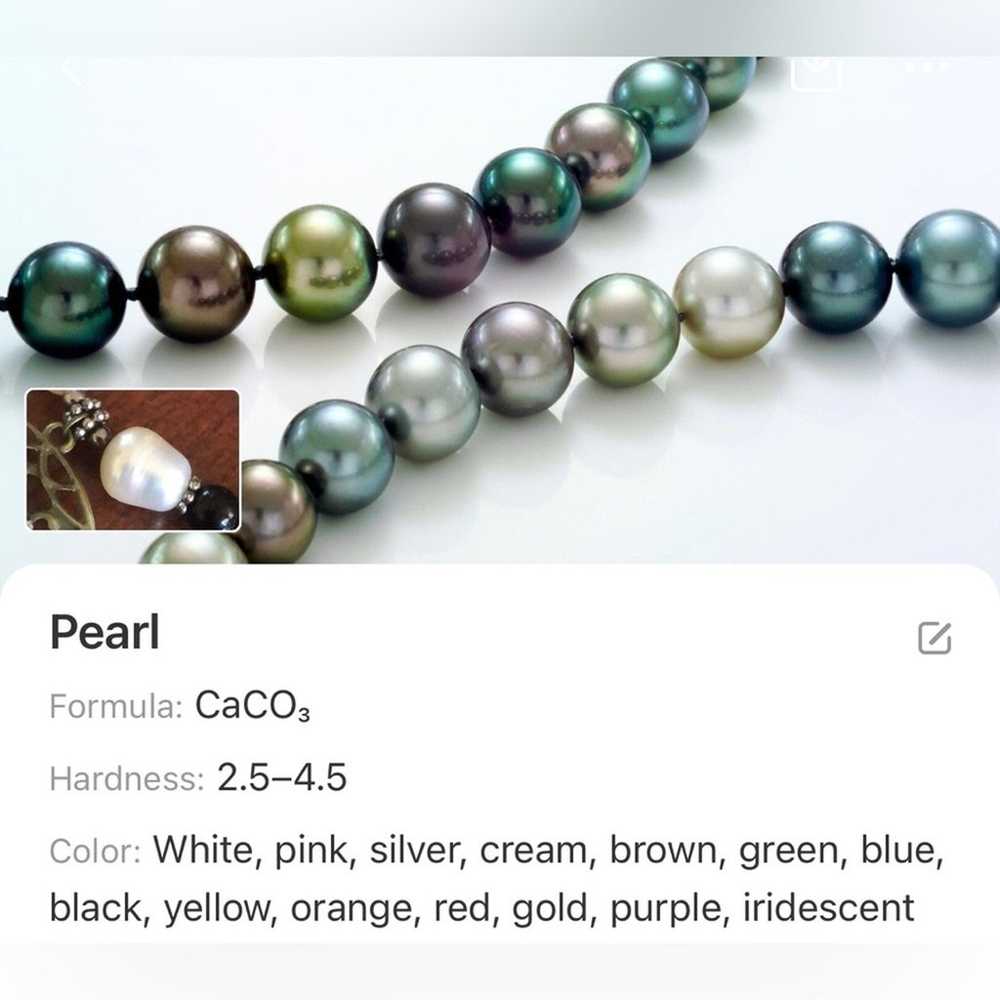 Handcrafted repurpose freshwater pearl black onyx… - image 12