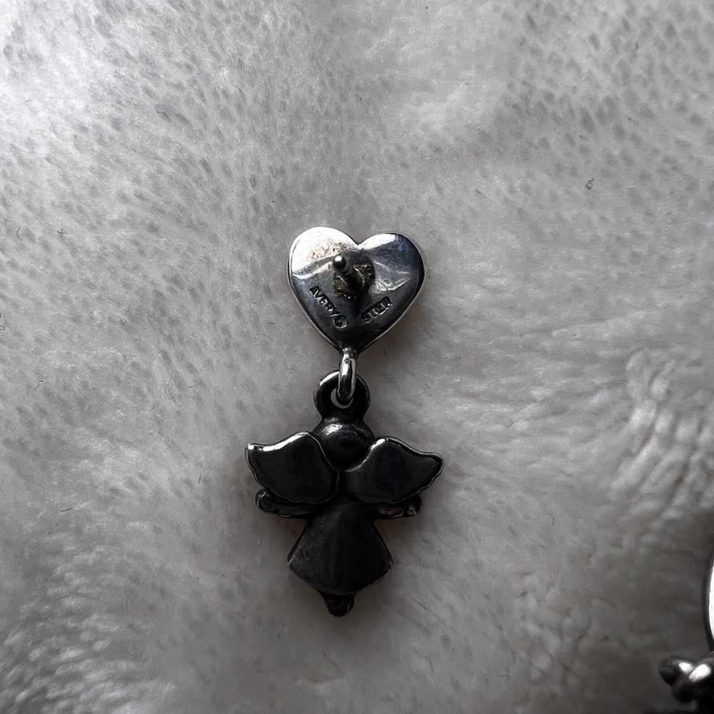 Vintage/Retired James Avery Guardian Angel Heart … - image 4