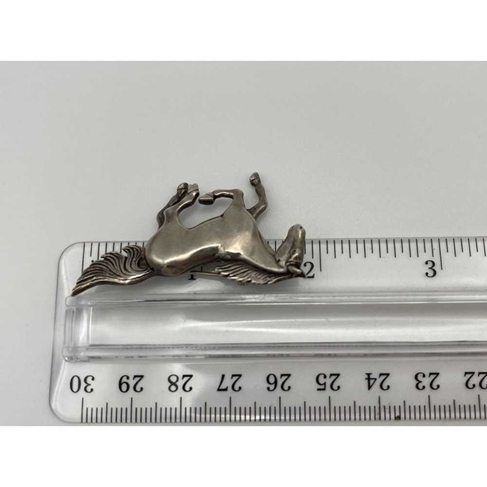 Running Horse Pin Brooch Sterling Silver Glenn & … - image 8