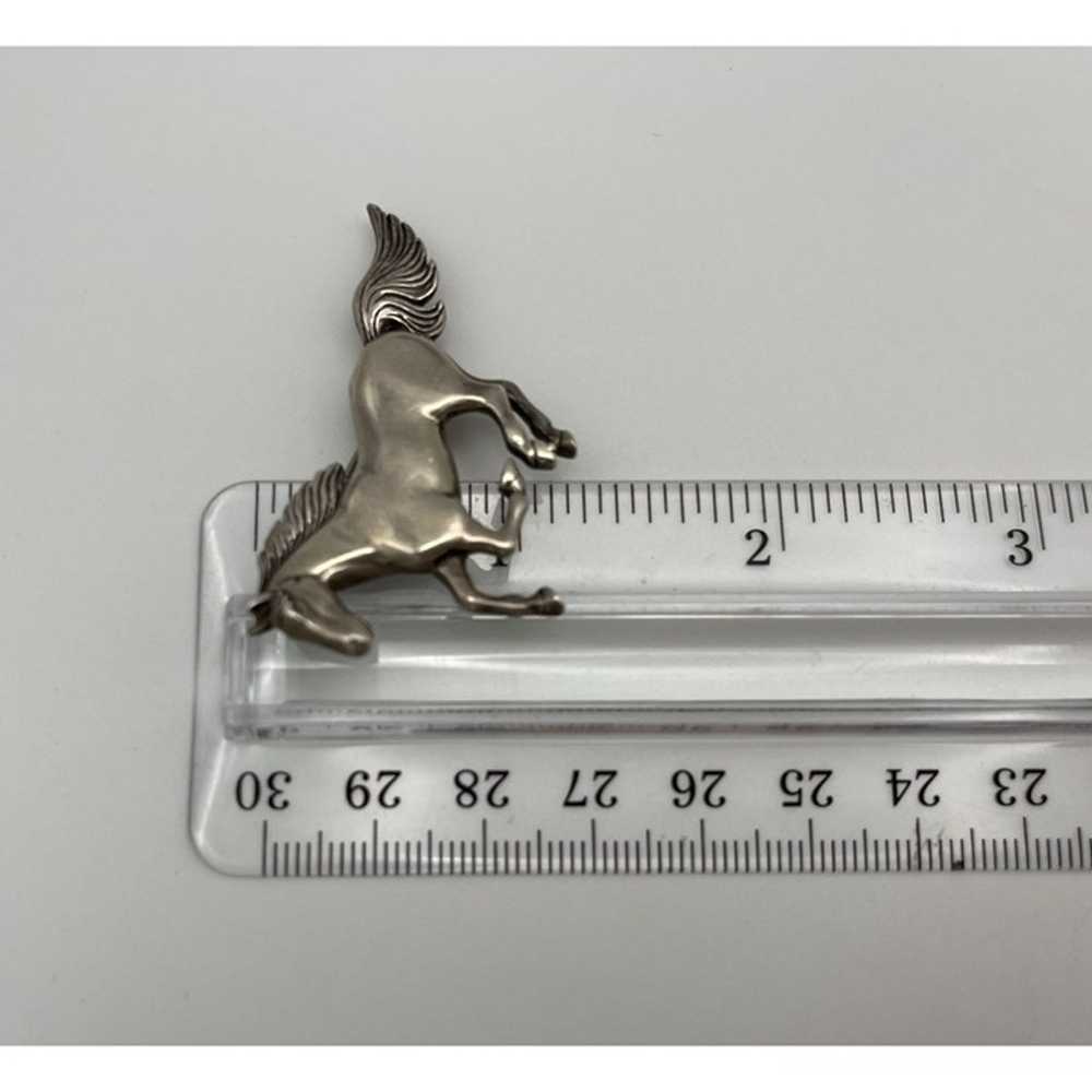 Running Horse Pin Brooch Sterling Silver Glenn & … - image 9