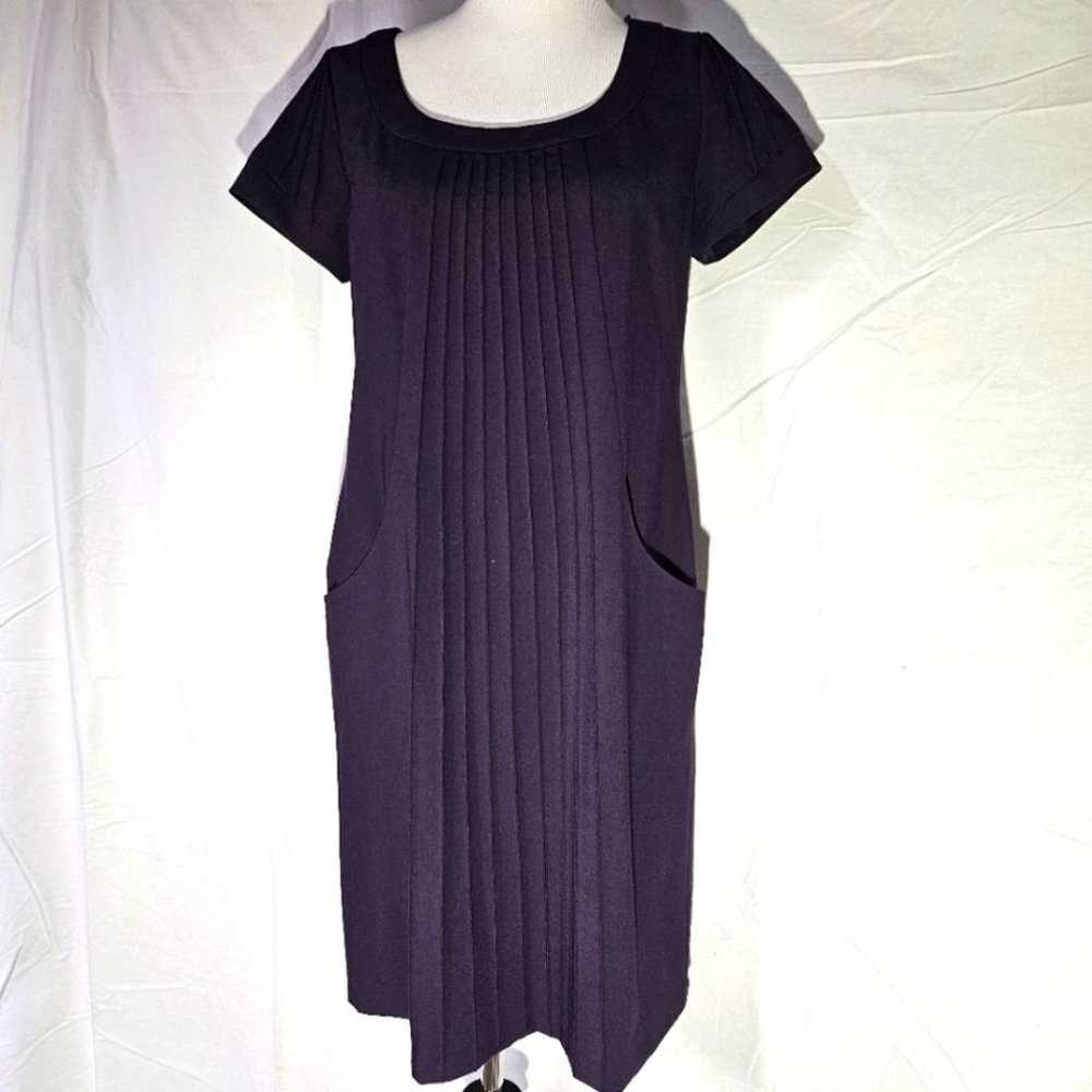 Eliza J New York Eggplant Purple Pleats & Pockets… - image 3