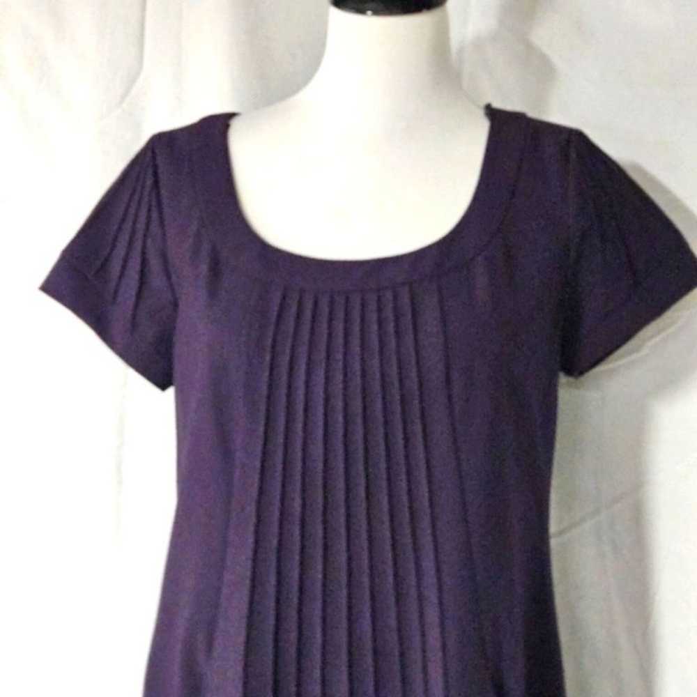 Eliza J New York Eggplant Purple Pleats & Pockets… - image 5