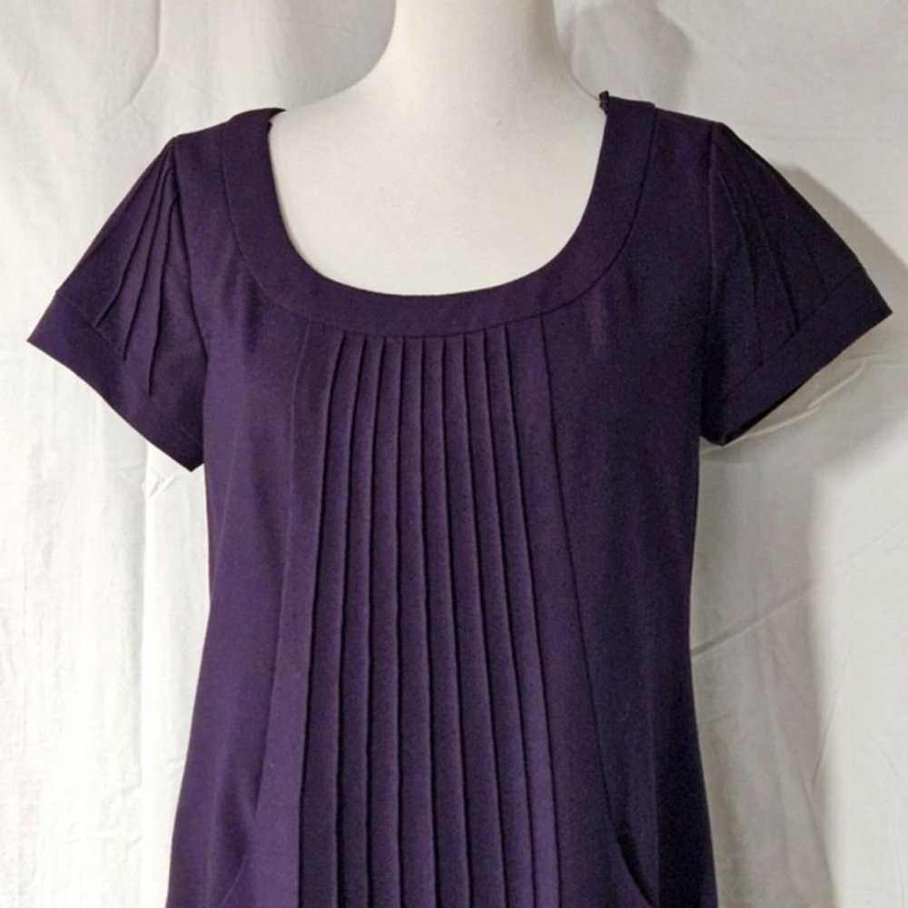 Eliza J New York Eggplant Purple Pleats & Pockets… - image 6