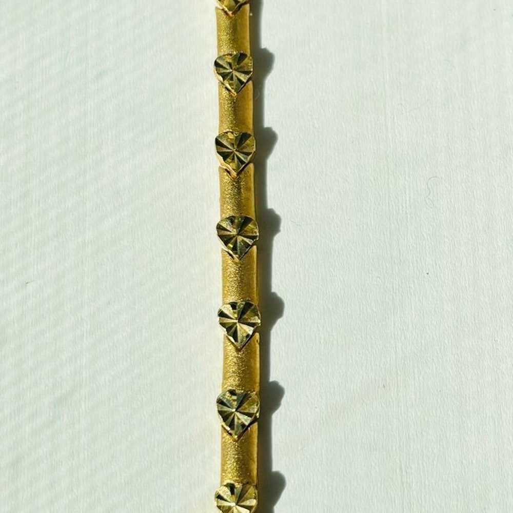 14k yellow gold bracelet - image 2