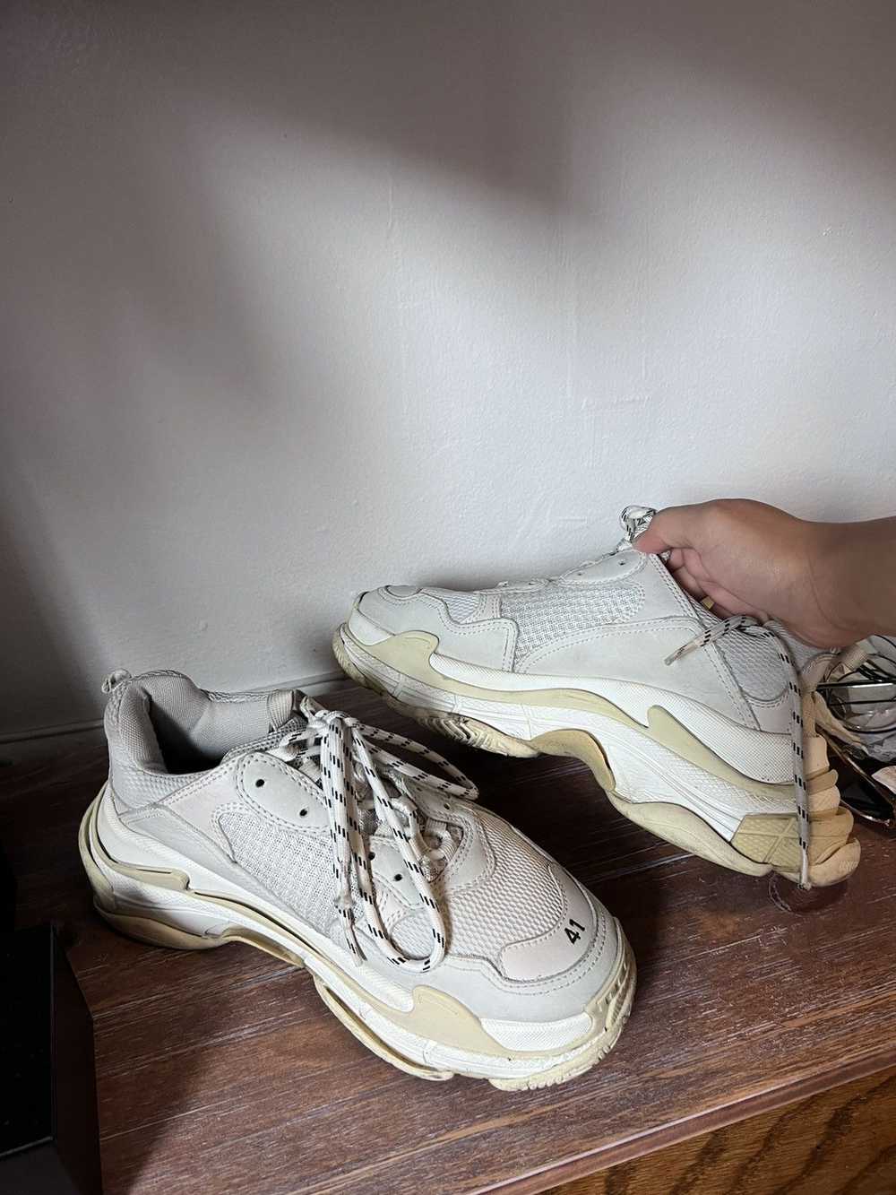 Balenciaga Balenciaga Triple S white v1 ( rare co… - image 5