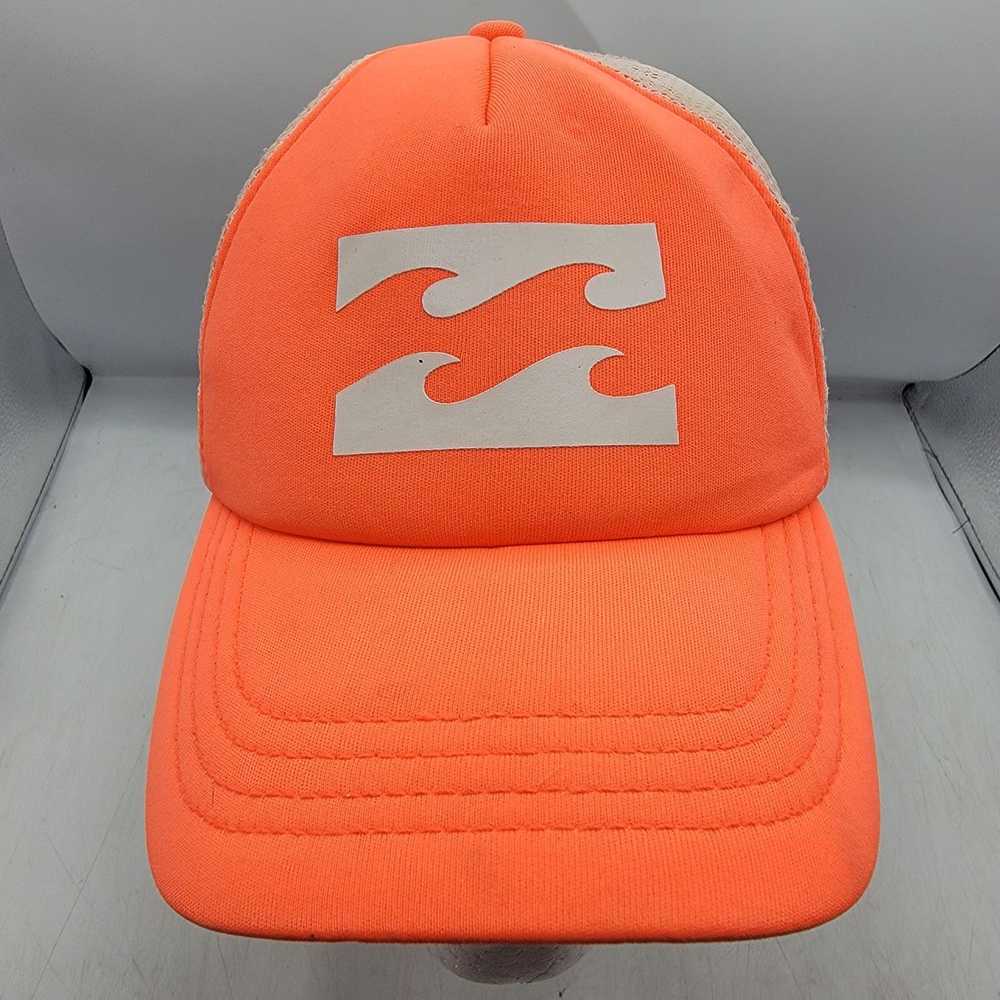 Billabong Billabong Surf Waves Orange Trucker Hat… - image 1