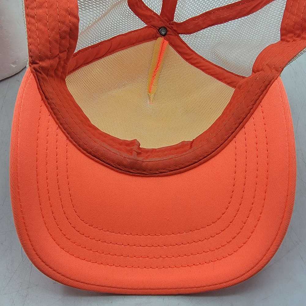 Billabong Billabong Surf Waves Orange Trucker Hat… - image 8