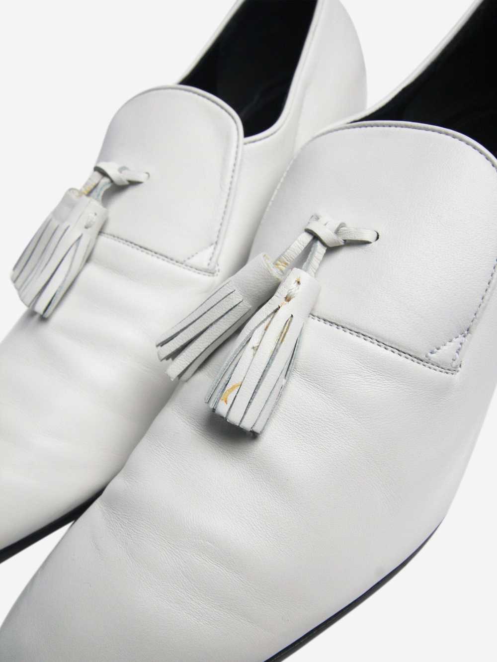 Celine White tassel loafer heels - size EU 36 - image 3