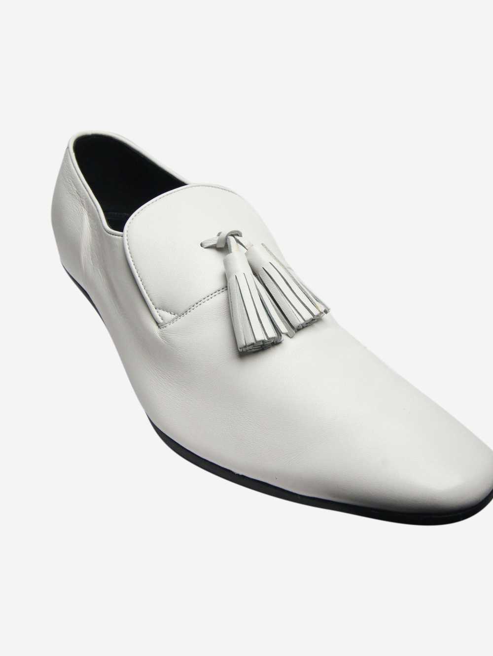 Celine White tassel loafer heels - size EU 36 - image 6