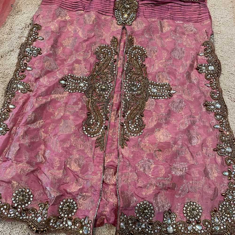 Dusty pink churidar indian - image 2