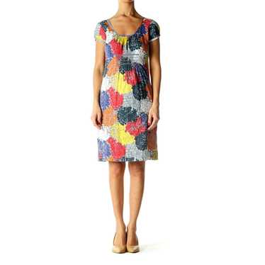 Boden Boden women dress multicolored floral cotton