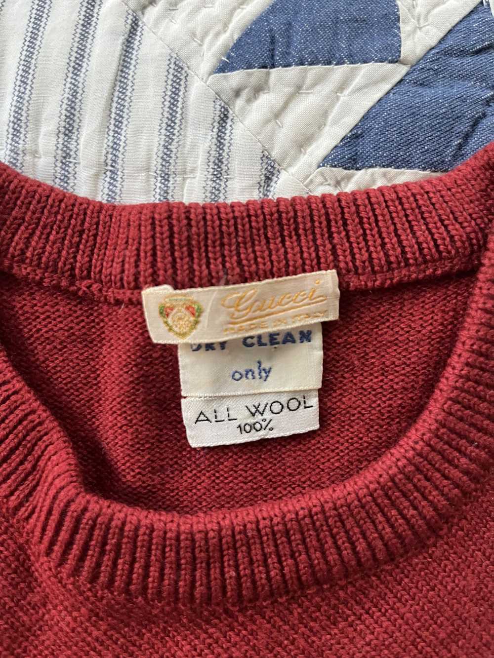 Gucci Vintage Gucci Wool Sweater - image 2