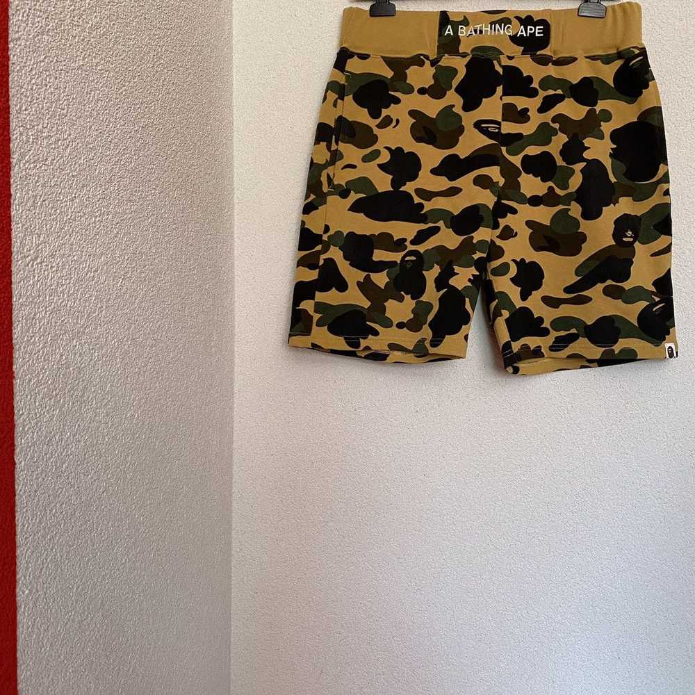 Bape Bape 1st Camo Sweat Shorts - image 1