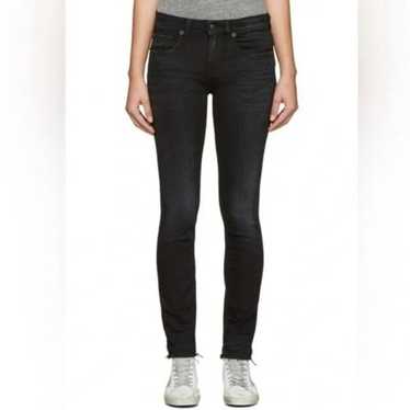 パンツ R13  ALISON CROP    black R13 alison crop skinny - Gem