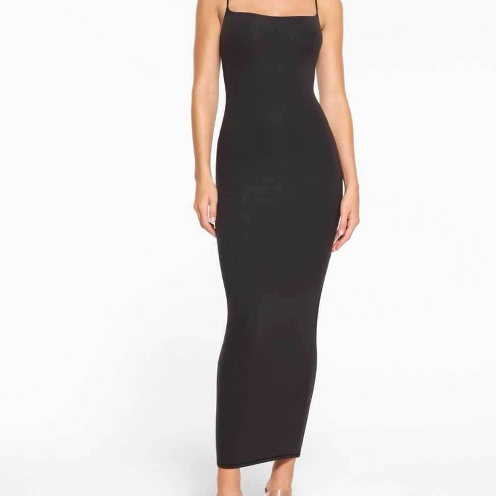 SKIMS Fits Everybody Long Slip Onyx/black  Dress … - image 2