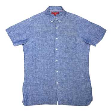 Cremieux Cremieux Men's Large Blue Slim Button-Do… - image 1