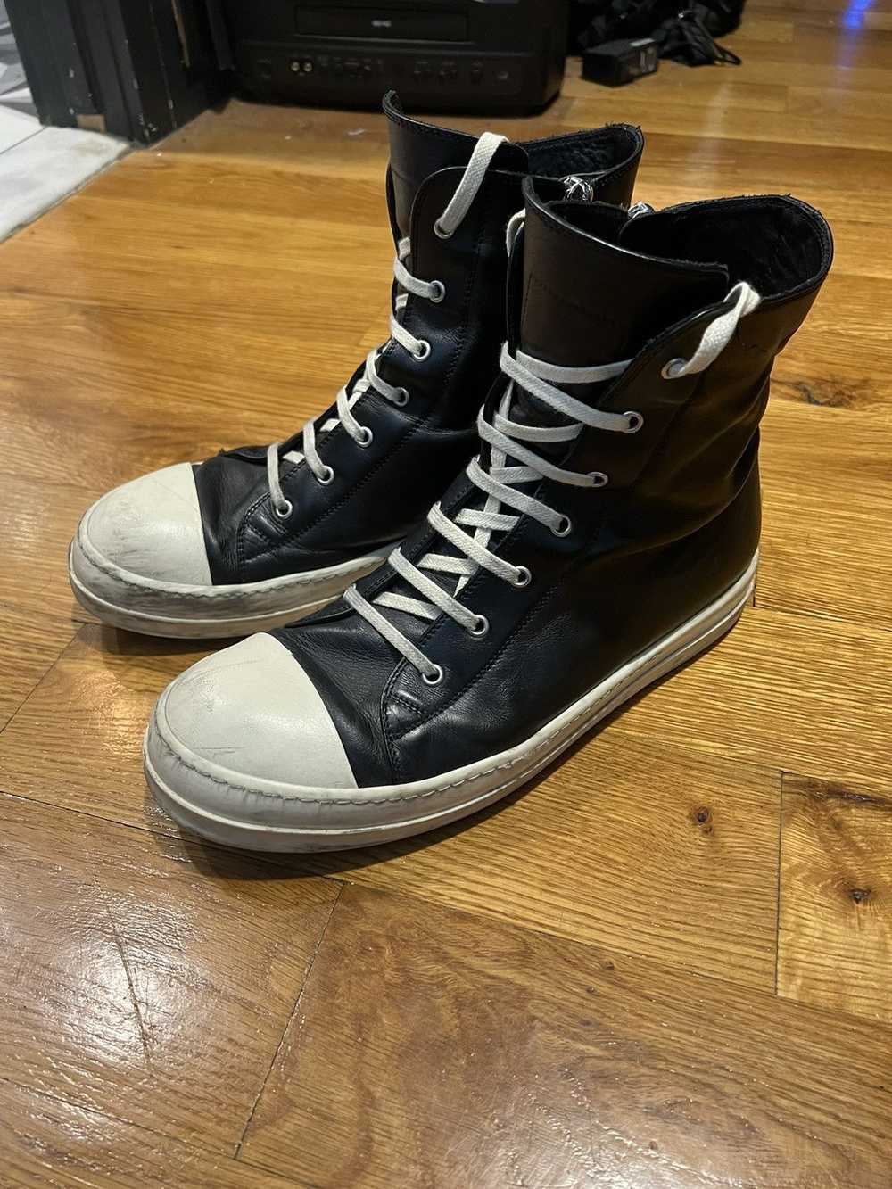 Rick Owens Rick Owens Mainline Ramones black/milk - image 1