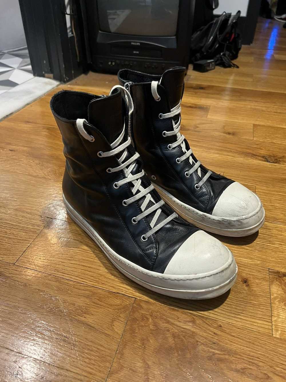 Rick Owens Rick Owens Mainline Ramones black/milk - image 2