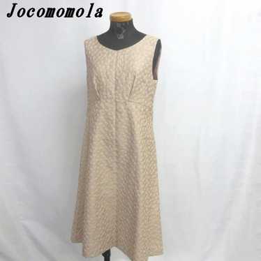 OS6917■Jocomomola■Sleeveless Flower Embroidery Dr… - image 1