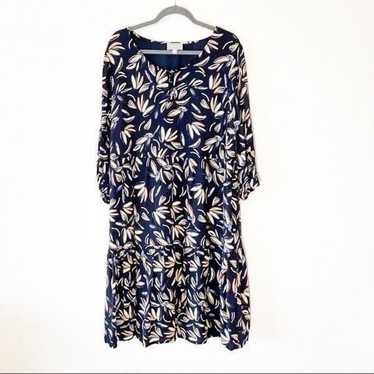 Ryllace Promenade Navy Blue Floral Dress Size 16 … - image 1