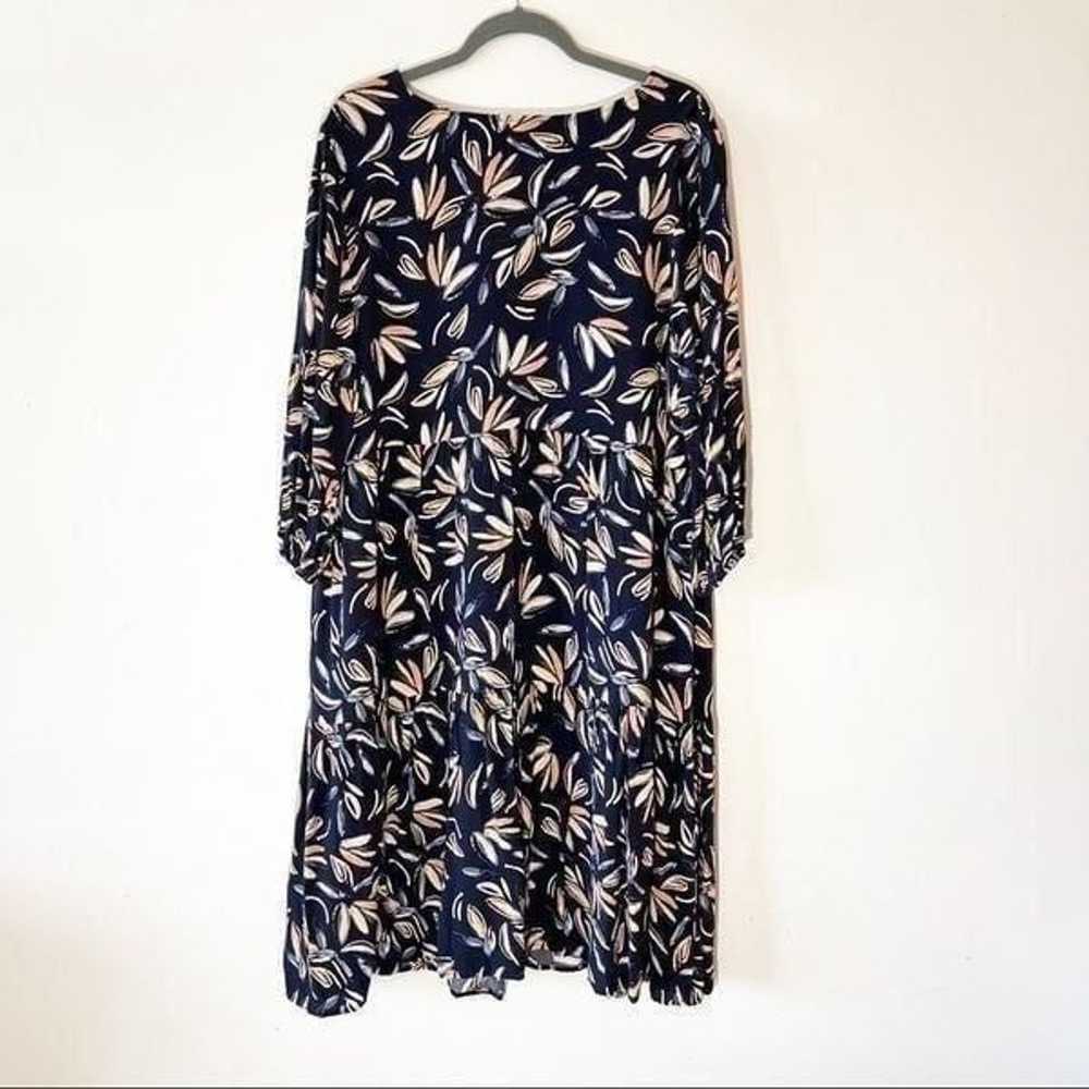 Ryllace Promenade Navy Blue Floral Dress Size 16 … - image 2