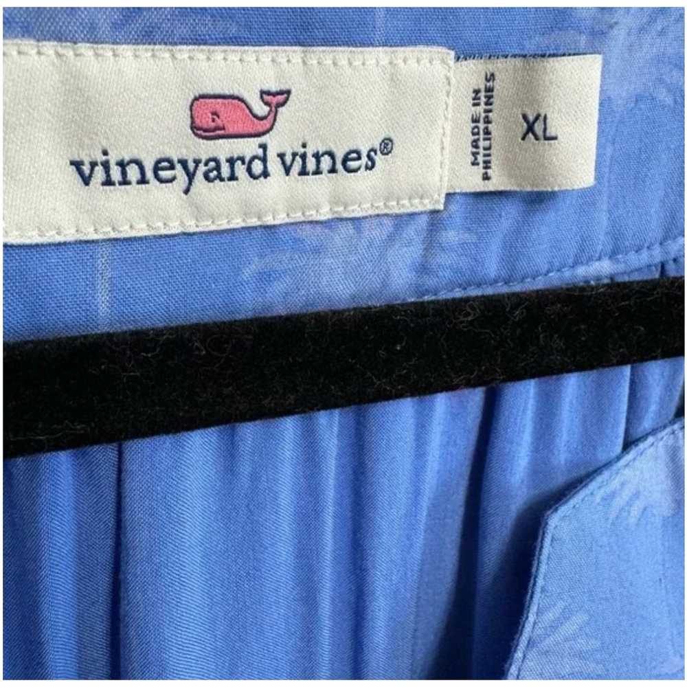 Vineyard Vines Sunset Palm Tassel Embroidered blu… - image 9