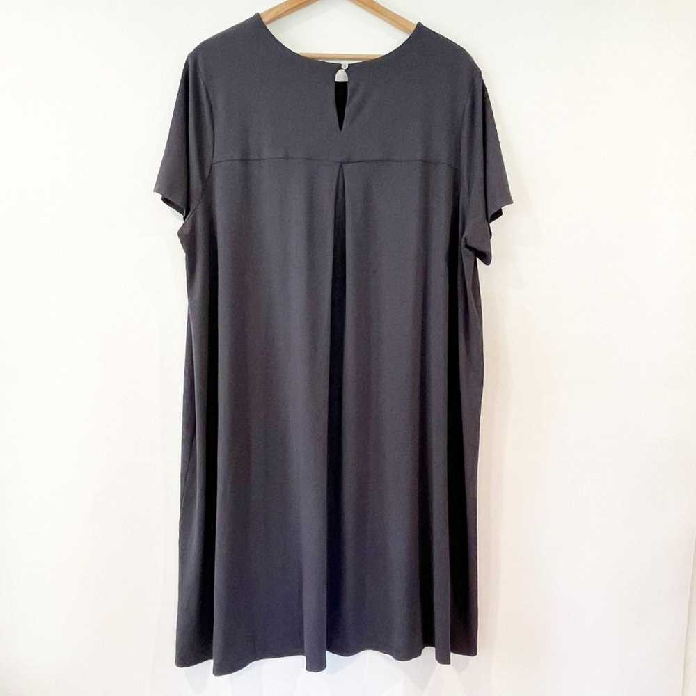 J.Jill Wearever Collection Grey Swing Dress Short… - image 4