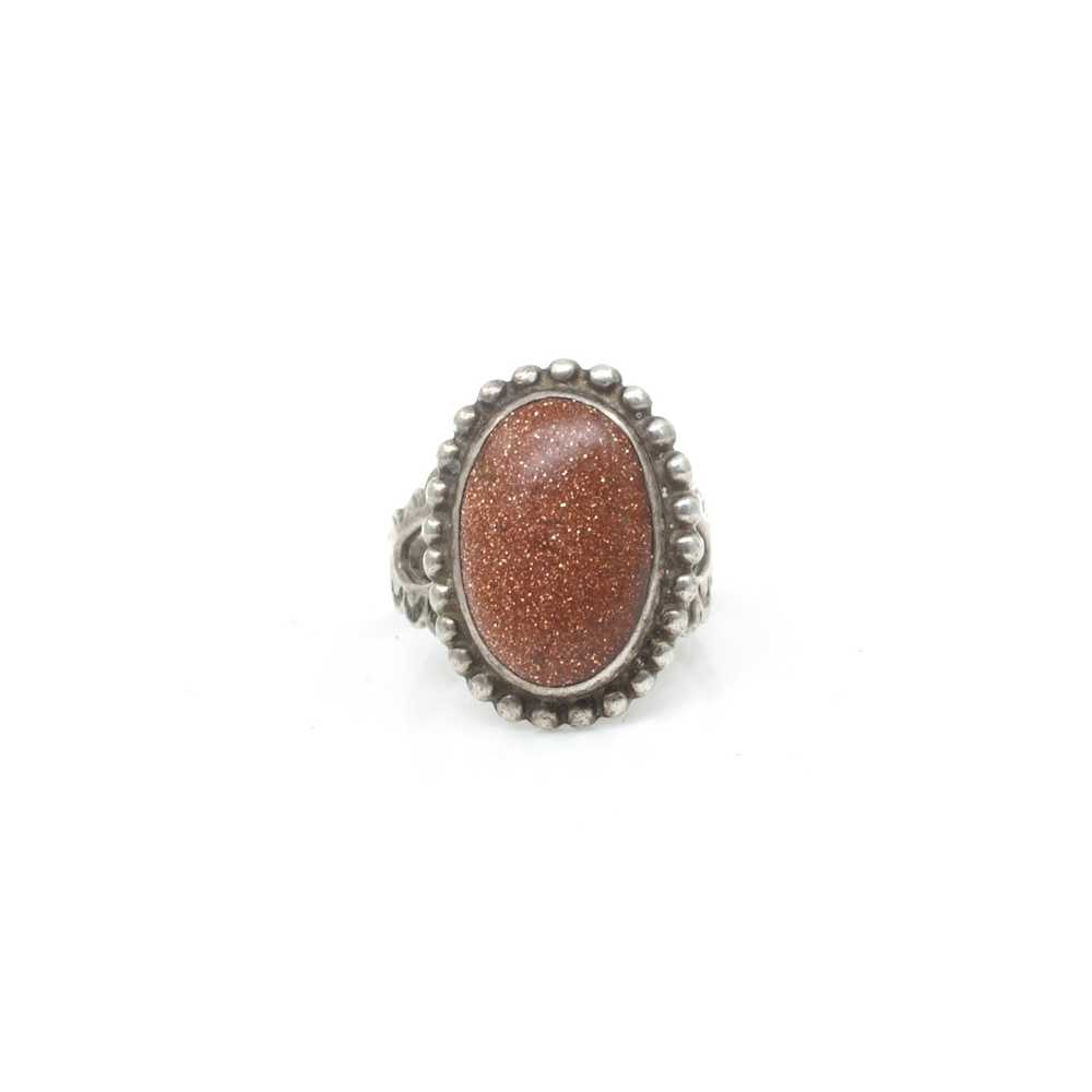 Goldstone Ring - Sz 5 - image 2