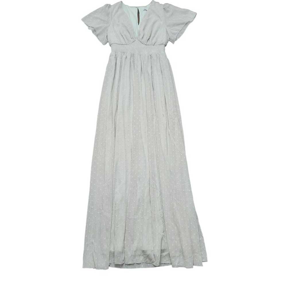 Baltic Born Weslie Shimmer Swiss Dot Sage Maxi Dr… - image 1