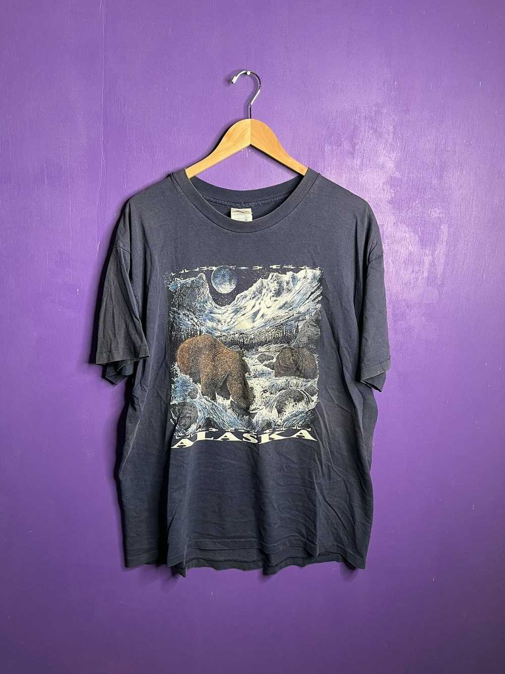 Animal Tee × Made In Usa × Vintage Vintage 90s Al… - image 1