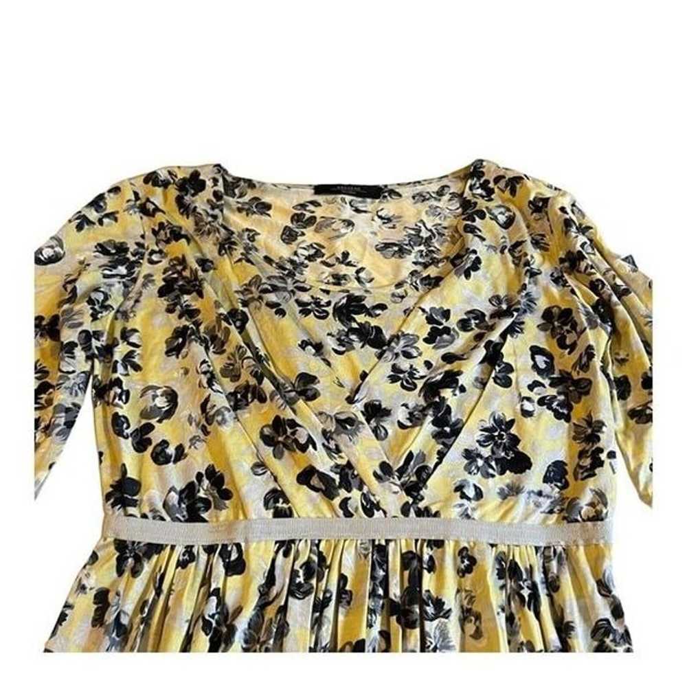 Weekend Max Mara Women’s Yellow Floral Fit Flare … - image 2