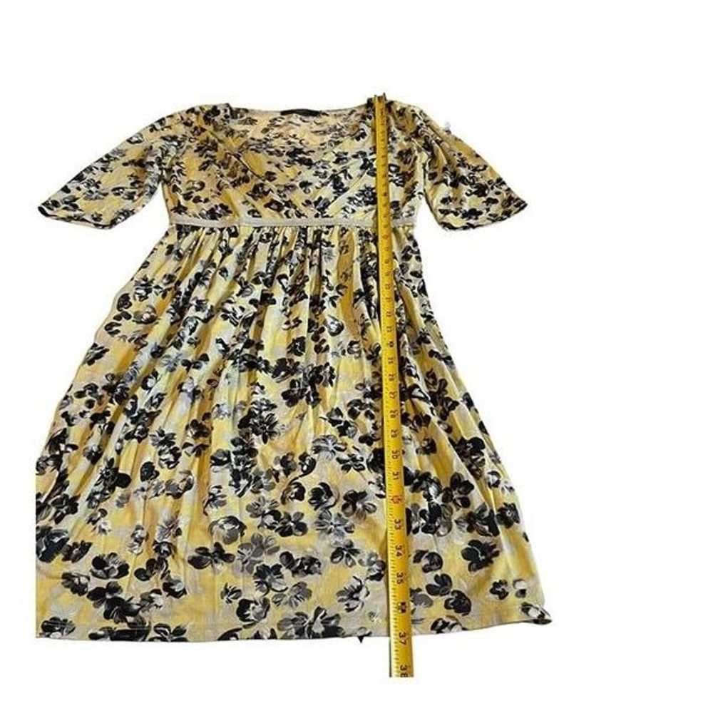 Weekend Max Mara Women’s Yellow Floral Fit Flare … - image 5