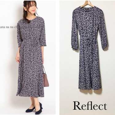 Excellent Reflect Long One-Piece Dress Floral Bot… - image 1