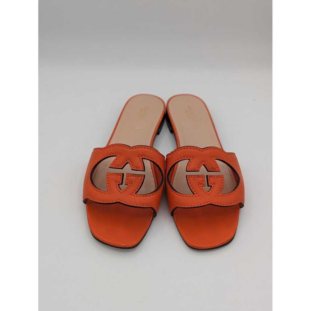 Gucci Leather sandal - image 2