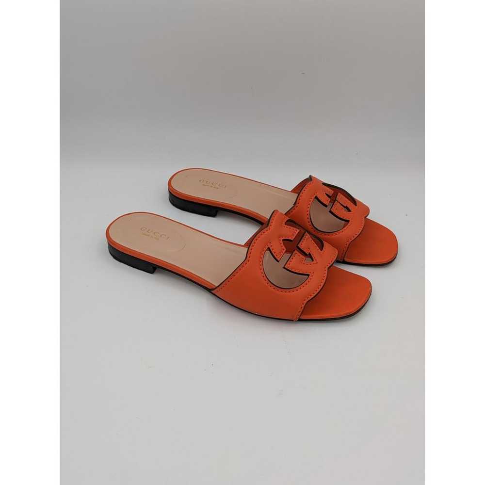 Gucci Leather sandal - image 4