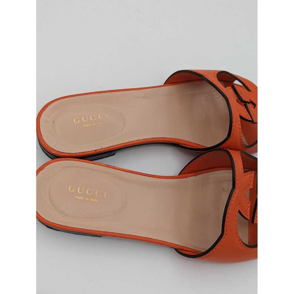 Gucci Leather sandal - image 9