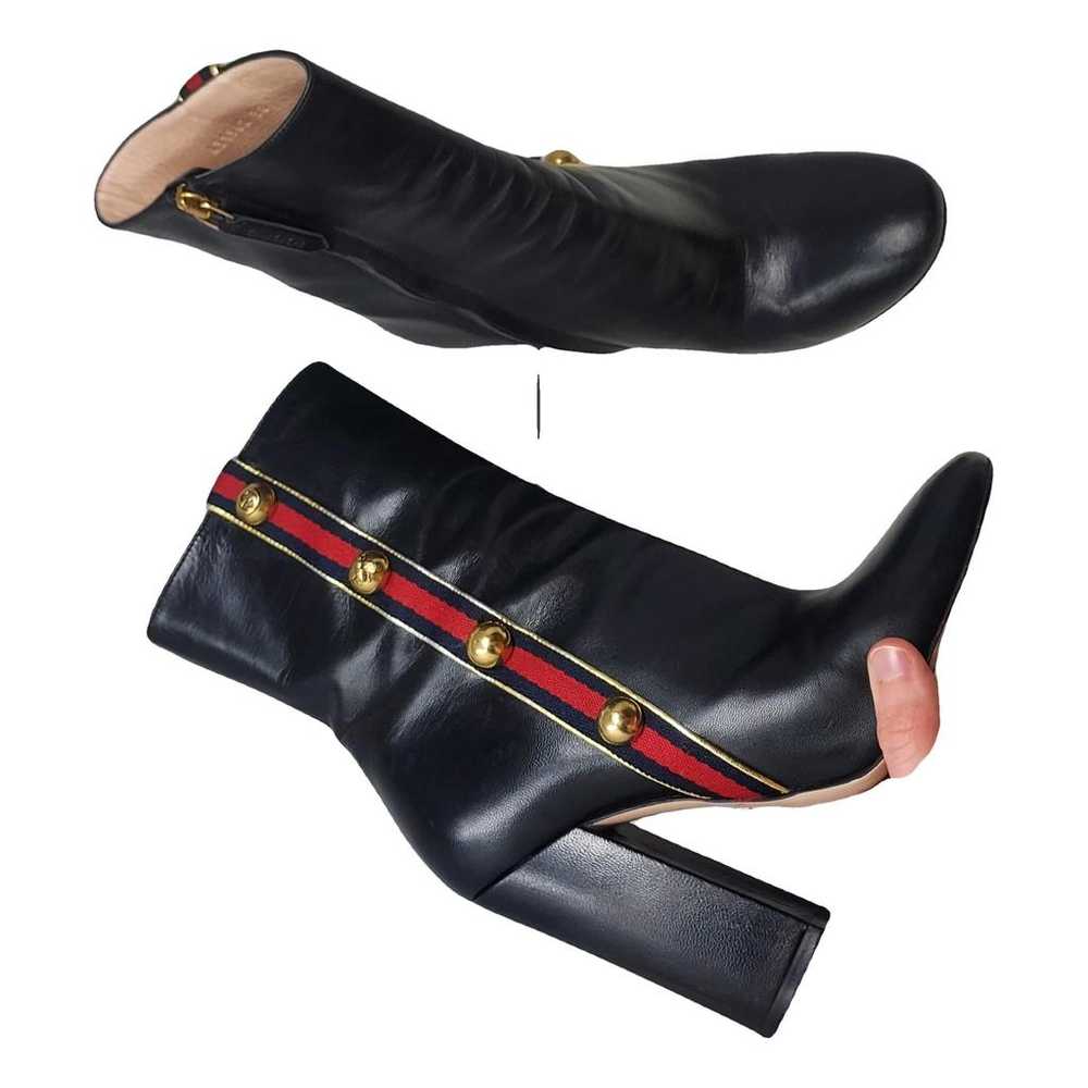 Gucci Leather boots - image 2