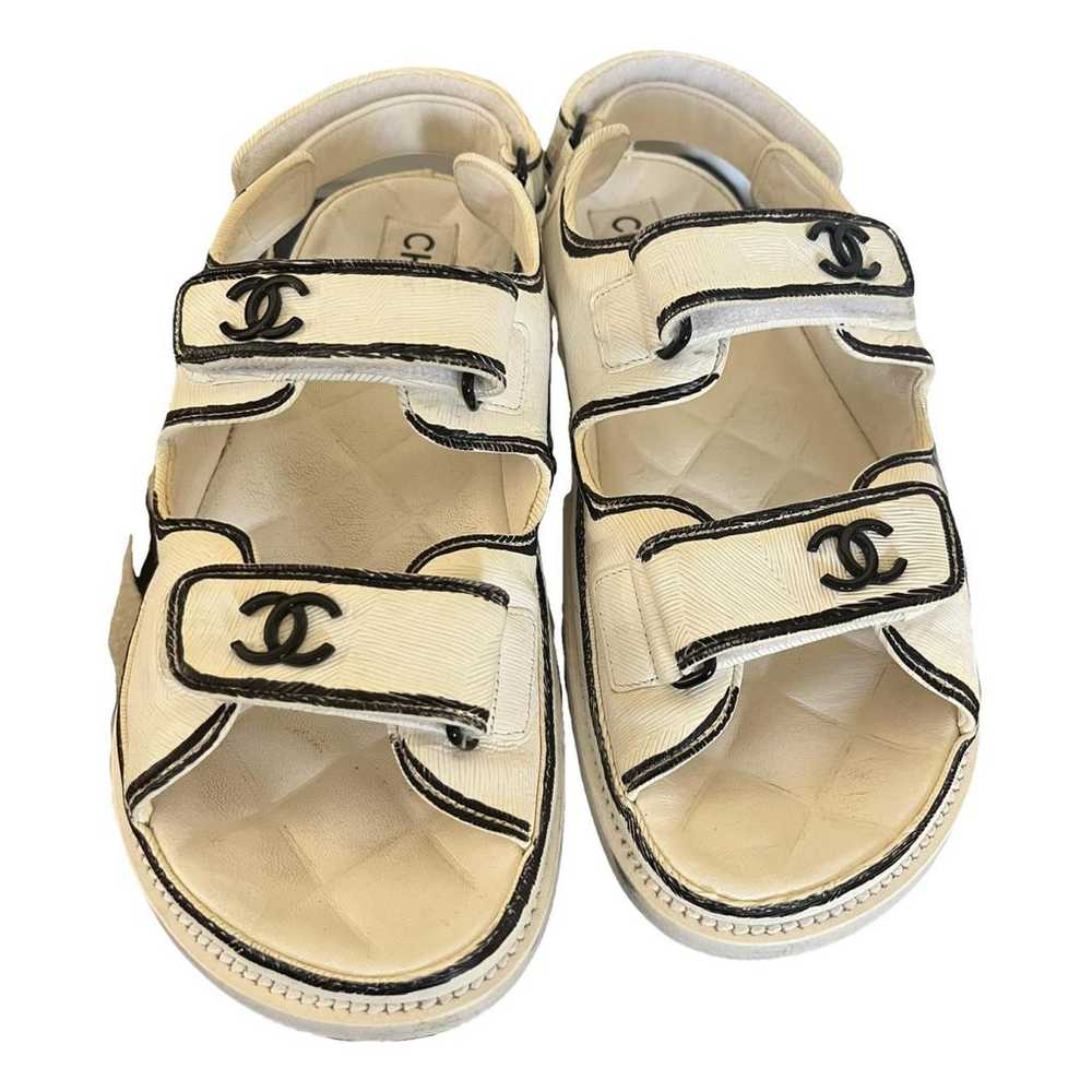 Chanel Dad Sandals leather sandal - image 1