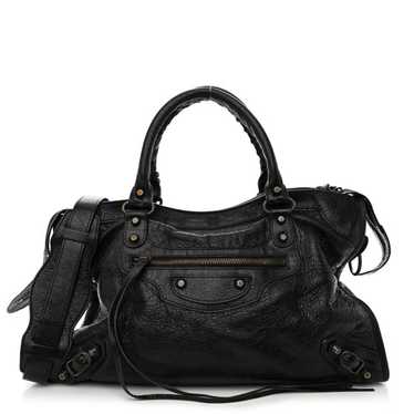 BALENCIAGA Agneau Classic Hardware City Black