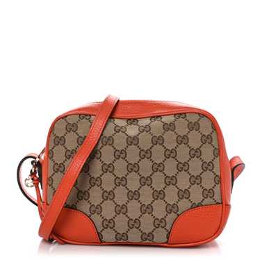 GUCCI Monogram Dollar Calfskin Mini Bree Messenge… - image 1